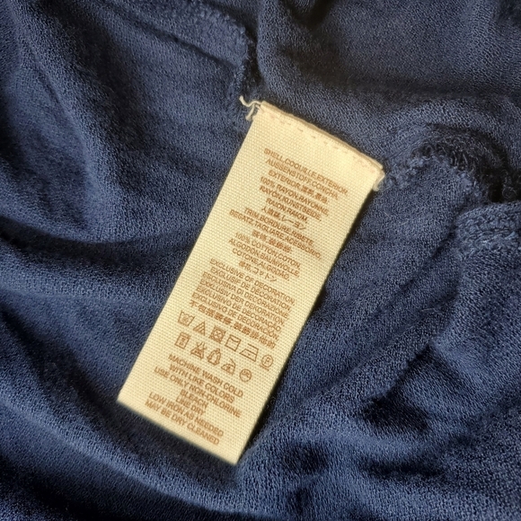 Free People Fiesta Nueva Floral Embroidered Navy Blue Tunic Top Retail $128.00 - Picture 16 of 17